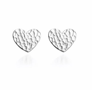 Pendientes de Plata de Ley Chapados en Oro de 14K con Diseño Ondulado y Contorno de Corazón, Joyería Elegante y Delicada, Regalo para Mujer - Product Image 3