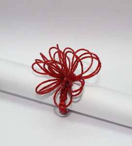 Anillos de Servilleta Clásicos para Boda, Acrílicos Rojos y Verdes, Duraderos, Ecológicos, Artesanía de N S Tomar (Uttar Pradesh) - Product Image 5