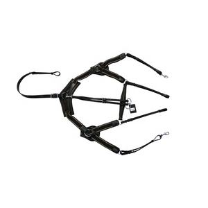 Plastron de cheval en cuir à 5 points de haute qualité Exportateur et fournisseur de produits du cheval de qualité supérieure - Product Image 4