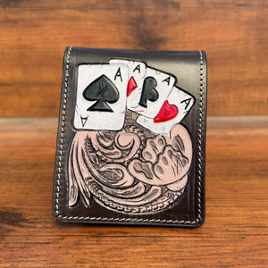 Nueva moda delgada de gran capacidad de cuero con herramientas manuales, monedero plegable, billetera corta para hombres, billeteras con monedas en efectivo, tarjetas de identificación en Stock - Product Image 3