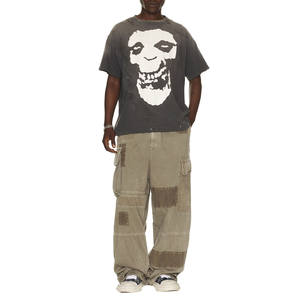 Camisetas de Manga Corta para Hombre, Estampado Tie Dye, Calidad Premium, Tela de Algodón/Bambú, Corte Regular, Casual, Ecológicas y Transpirables - Product Image 1