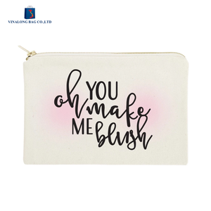 Trousse de Toilette en Toile avec Fermeture Éclair, Pochette Cosmétique Réutilisable pour Promotion et Vente en Gros - Product Image 2