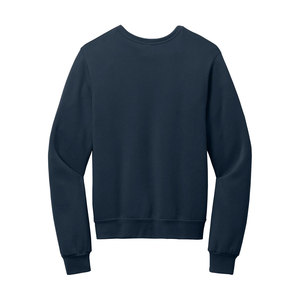 Sweat-shirt unisexe Bella + Canvas en molleton noir 100% coton écologique, col rond classique, manches longues, couleur unie, hiver - Product Image 6