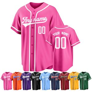 Camiseta de Béisbol Personalizada con Rayas para Hombre y Mujer, Uniforme con Botones, Camisa Personalizada con Nombre, Número y Logotipo del Equipo Bordados e Impresos, Tallas Grandes, Manga Corta - Product Image 5