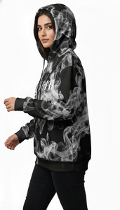 Essentiel de la mode : Sweat à capuche unisexe oversize pour l'hiver avec design brodé par sublimation de qualité supérieure pour un style streetwear décontracté moderne - Product Image 5