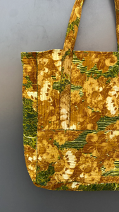 Sac fourre-tout matelassé léger style bohème en gros, doublure en coton doux, grande capacité, sac à bandoulière en coton pour femme - Product Image 5