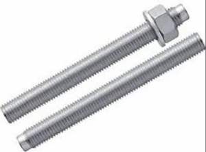 FASTENKING Tige d'ancrage FK-CF 10x130 avec écrou et rondelle, acier galvanisé, fixations pour béton, attaches de construction. - Product Image 3