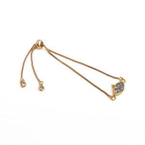 Dendrite Opal Adjustable <b>Cuff</b> Trendy Gold Plated Brass Gemstone Marquise Shape Bezel Set Handmade Women's El Joyero Wholesale - Product Image 3