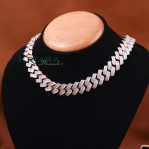 S925 Gold Plated 18K Solid Gold Lab Grown Diamond Statement Necklace Geometric Link <b>Chain</b> Women's Luxury Party Jewelry - Product Image 2