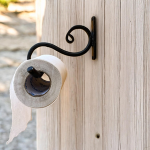 Hand Forged Iron <b>Toilet</b> Paper <b>Holder</b> Rustic Farmhouse Bath Decor <b>Wall</b> <b>Mounted</b> <b>Toilet</b> <b>Roll</b> <b>Holder</b> Handmade Iron Tissue Dispenser - Product Image 4