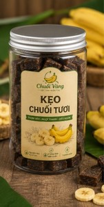 Caramelos de plátano envasados individualmente, envase personalizado, frasco PET de 300g, caramelos de fruta suaves, MOQ bajo - Product Image 4