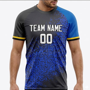 T-shirt de sport personnalisé pour hommes, 100% coton, écologique, respirant, vêtements de sport, activités de club, séances d'entraînement - Product Image 4