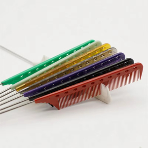 Hair <b>Comb</b> Pointed <b>Comb</b> Hair Salon Hairdresser <b>Comb</b> Hairstylist Steel Needle Pointed Tail <b>Combs</b> Barber With Stainless Steal - Product Image 3