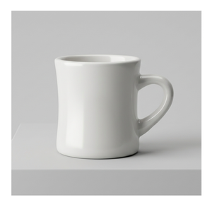 Tasse à cappuccino en céramique blanche de qualité supérieure, tasse à expresso en porcelaine, vaisselle personnalisée pour café - Product Image 1