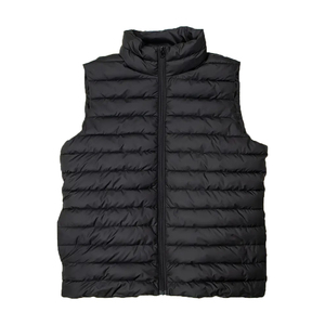 wholesale custom New Winter Black High Quality Men Puffer Vest Custom Logo Warm Vest <b>Jacket</b> for Men - Product Image 1
