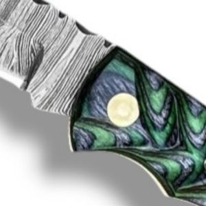 Cuchillos Plegables Personalizados con Hoja de Acero Estampado, Mango Resistente y Funda Protectora de Cuero para Camping, Caza y Senderismo - Product Image 6