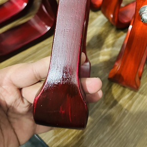 Handcrafted Timber Stirrups for Horse Saddles Natural Wood Riding <b>Footrests</b> Equestrian Gear - Product Image 3