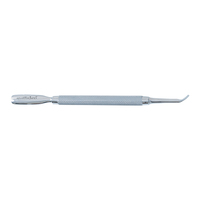 Outils jetables pour manucure, repousse-cuticules et dissolvant double extrémité en acier inoxydable, repousse-cuticules de haute qualité