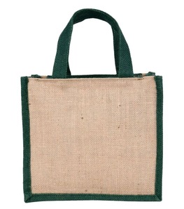 Elegante Bolsa de Yute Ecológica con Dos Asas y Cierre Abierto para Compras, Artículos de Oficina y Viajes - Compre Directamente del Proveedor - Product Image 1