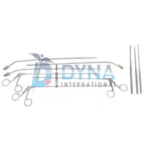 ชุดเครื่องมือตรวจกล่องเสียงแบบแมนนวล Dynaintl Silver คุณภาพสูง ระดับ Class I พร้อมฐานวางกล้องตรวจกล่องเสียงขนาดเล็ก ได้รับการรับรองมาตรฐาน CE สำหรับหู คอ จมูก - Product Image 4