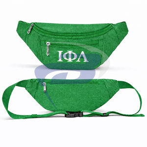 Sac banane Iota Phi Lambda Sorority, motif lettres IPL, fermeture éclair, étanche, unisexe, sac de ceinture bandoulière - Product Image 3