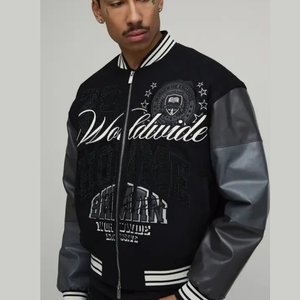 Outdoor <b>Light</b> Warm Custom Logo Canvas Black Patchwork Winter Bubble Puff Filled Cotton Puffer <b>Jackets</b> - Product Image 4