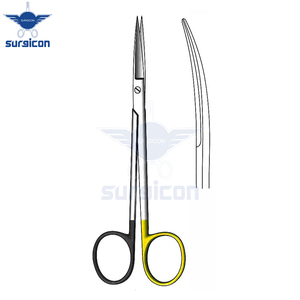 Tijeras Joseph de 15 cm / 6 Pulgadas, Curvas, con Una Hoja Dentada, Super Cut TC, Tijeras Quirúrgicas de Acero Inoxidable de Primera Calidad y Precisión - Product Image 3