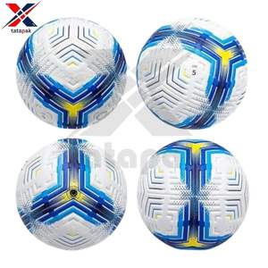 Balón de Fútbol de Nuevo Diseño Cosido a Máquina, Cuero PU PVC con Relieve, Ecológico, para Entrenamiento y Partidos al Aire Libre, TATA PAK INDUSTRIES - Product Image 2