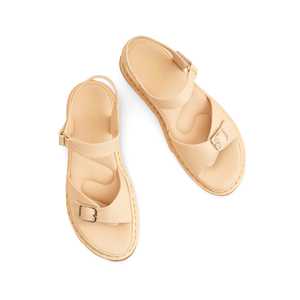 Sandale à talon formelle fauve PU0435 - Product Image 1