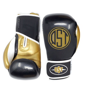Gants de boxe en cuir synthétique QST INTERNATIONAL 12oz 16oz avec fermeture auto-agrippante, support de poignet rembourré, entraînement en salle de sport, logo personnalisé OEM - Product Image 6