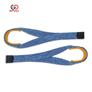 Bandes de poignet réglables pour la musculation avec fermeture Velcro, sangles de levage antidérapantes en coton pour l'entraînement en salle de sport et le fitness - Product Image 2