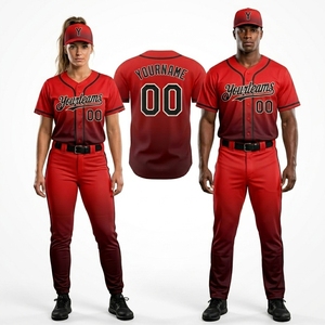 Men Customized Baseball Jersey Offering Personalized <b>Athletic</b> Fit Combined With High Performance Fabric Technology - Product Image 1