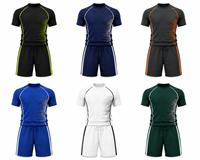 Ensemble Athlétique Homme Personnalisable Séchage Rapide avec Accents Vert Néon – Rashguard Manches Courtes et Short pour Tenue Active – Vente en Gros