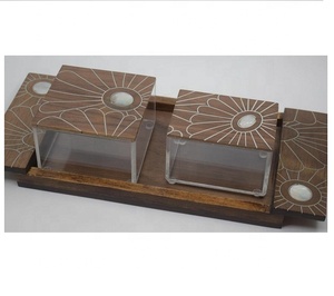 Best Design <b>Mother</b> of Pearl Tray with Handles New Indian Decor Handicrafts Serving Tray from Mop Serving Tray Manufacturers - Product Image 1