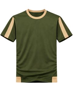 Ensemble t-shirt et short de sport vert olive pour homme, respirant, séchage rapide, vêtements de sport, tenue de course à pied, entraînement, vêtements de sport actifs - Product Image 1