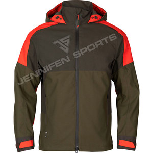 Chaqueta de Caza Transpirable Sólida OEM a Precio de Fábrica, 100% Tejido Impermeable de Soft Shell, Chaqueta de Invierno para Hombre con Logotipo de Marca Personalizado - Product Image 1