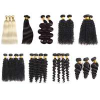 Rambut Virgin Berkualitas Tinggi, Lurus, Bebas Kusut, 100% Ekstensi Rambut Asli, Beli Langsung Dari Pemasok India