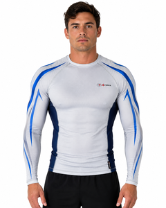 Maillots de protection unisexe pour hommes et garçons adultes, Rashguard MMA, Rashguard léger pour le cyclisme, Maillot de bain à manches longues pour hommes - Product Image 1
