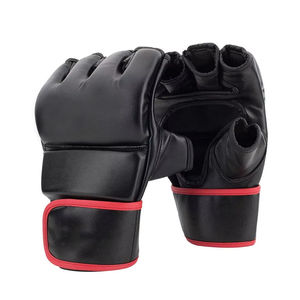 Gants de boxe lourds en cuir PU pour entraînement, Muay Thai, sparring et combat - Product Image 1