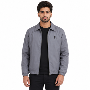 Chaqueta Ligera con Cierre para Hombre, Cortavientos Casual con Cuello, Prenda Exterior Elegante para Uso Diario, Chaquetas para Hombre al por Mayor, EE. UU. - Product Image 1