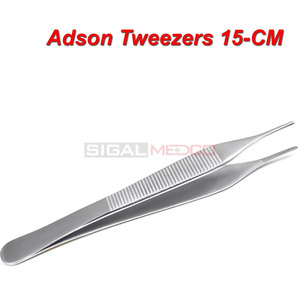 Adson Tweezers 15cm High Quality Stainless Steel Manual Fully Reusable Multi-Purpose Dental Orthodontic Medic Instruments CE - Product Image 6