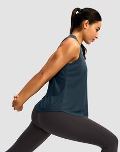 Top Corto de Tirantes para Mujer, Estilo Camiseta, Acanalado, Sin Mangas, Transpirable, de Algodón Elástico, Ajustado, Informal, para Verano, Gimnasio, Yoga, Fitness - Product Image 2