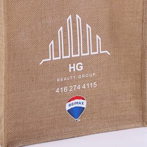 Sac de transport en jute durable avec impression personnalisée pour une utilisation promotionnelle - Product Image 4
