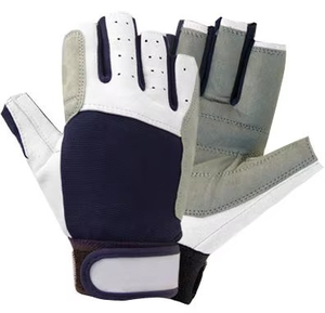 Nouveaux gants de voile pour hommes à doigts courts, antidérapants, avec logo personnalisé, impression silicone, pour sports nautiques, pêche, toutes saisons, Geo - Product Image 2