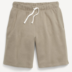 Shorts Bermuda pour Homme en Khaki Uni, Écologiques, Respirants, avec Cordon de Serrage à la Taille, Style Casual - Product Image 4