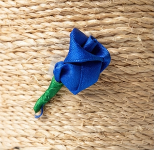 Maceta Redonda Tejida a Mano de Fibra de Sisal con Decoración de Flores Azules, Estilo Bohemio, para Decoración de Interiores y Mesa - Product Image 3