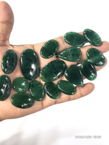 Mica vert naturel, cabochon de jade, pierres précieuses en vrac, formes variées, 20-30 mm, livraison rapide en gros - Product Image 3