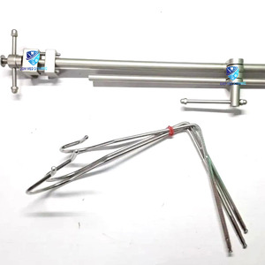 Retractor Hepático Laparoscópico Semi Rígido Nathanson de 3 Ganchos, Instrumento Quirúrgico Reutilizable de Acero Inoxidable para Cirugía Mínimamente Invasiva - Product Image 3