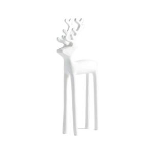 High Quality White Matte Aluminium <b>Reindeer</b> Sculpture for Christmas Decoration Wholesale <b>Reindeer</b> Manufacturer - Product Image 1