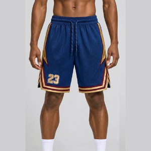 Fabricante de pantalones cortos de malla de baloncesto premium, pantalones cortos deportivos de secado rápido, diseño personalizado para entrenamiento en el gimnasio y rendimiento en la cancha. - Product Image 1